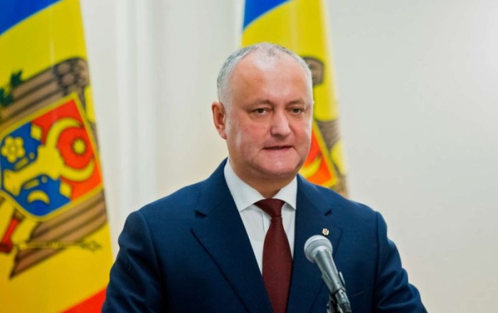Додон оценил позицию властей Молдавии по Приднестровью