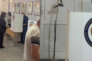 Ermənistandakı seçkilərlə bağlı ilk pozuntu - FOTO