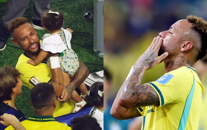 Neymar DÇ-2026-dakı debüt matçından sonra ailəsi ilə bir araya gəldi –