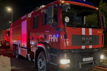 Sabunçudakı yanğın söndürüldü