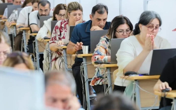 Sertifikasiya imtahanı verən müəllimlərin