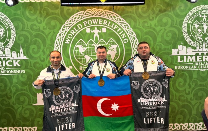 Azerbaijani powerlifters set two new European Championship records