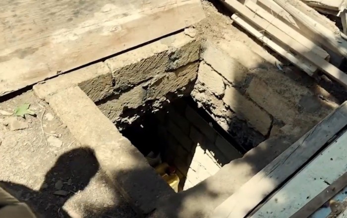 Novxanıda gizli narkobunker aşkarlandı - Əməliyat görüntüləri