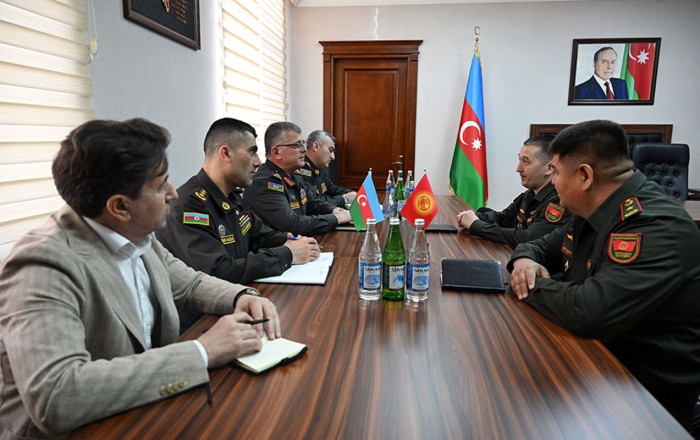 Hərbi təhlükəsizlik sahəsində Qırğızıstan nümayəndələri ilə görüş keçirildi