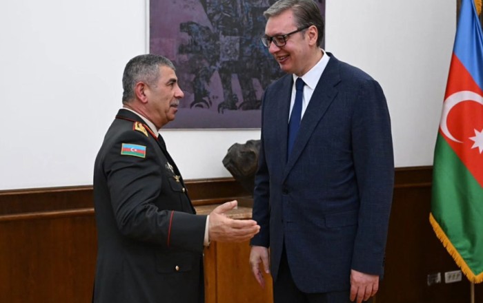 President of Serbia receives Azerbaijan’s Minister of Defense