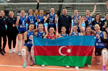 Qadın voleybolçulardan ibarət Azərbaycan millisi İsraili məğlub edib