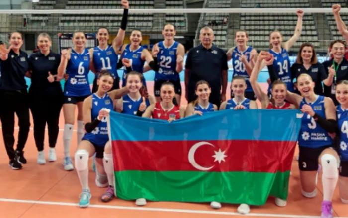 Qadın voleybolçulardan ibarət Azərbaycan millisi İsraili məğlub edib
