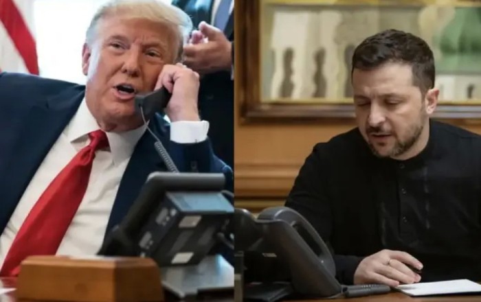Zelenski ilə Tramp arasında telefon danışığı olub