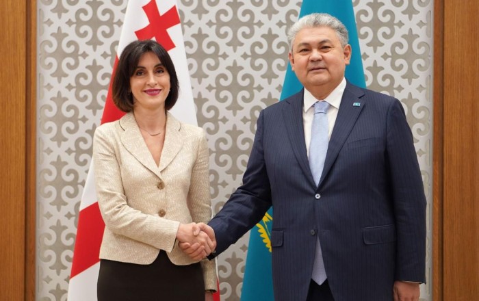 Georgia and Kazakhstan discuss Middle Corridor development