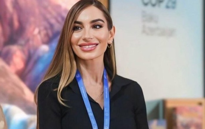 Arzu Əliyeva Lənkəran səfərindən paylaşım etdi -