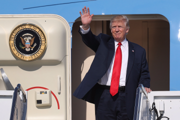 Trump lands in Geneva ahead of G7 summit in France