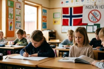 Norveç ibtidai sinif şagirdlərinə süni intellektin istifadəsini