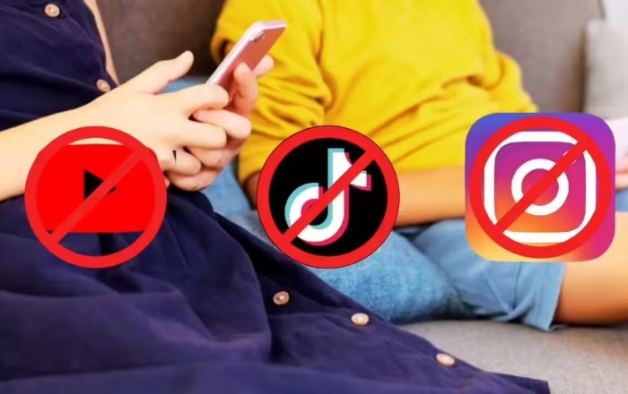 Daha bir ölkədə uşaqlara sosial şəbəkələrdən istifadə