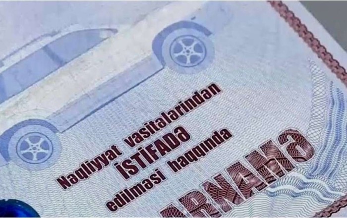 Etibarnamə ilə alınan avtomobillərlə bağlı VACİB XƏBƏRDARLIQ