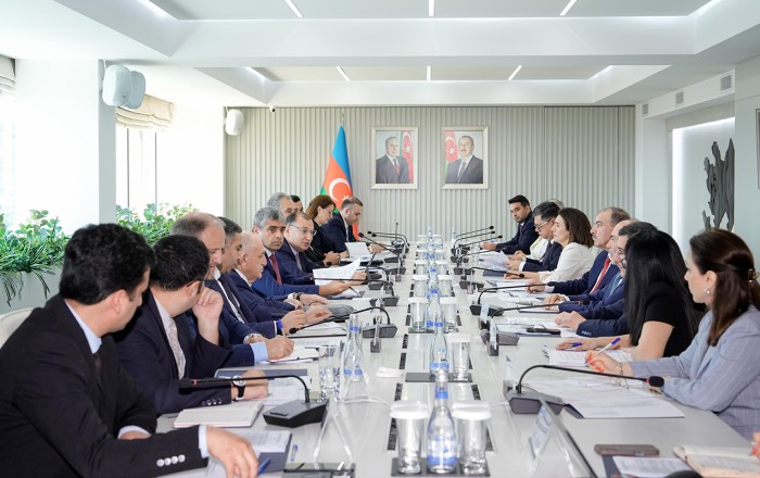 Sosial və İqtisadi məsələlər üzrə Üçtərəfli Komissiyanın növbəti iclası - Fotolar