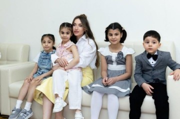 Prezidentin gəlinindən uşaqlarla bağlı paylaşım - Foto