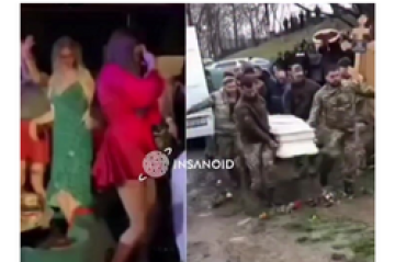 Müharibə gedən Ukraynada bu görüntülər qınandı - (Video)