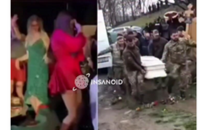 Müharibə gedən Ukraynada bu görüntülər qınandı - (Video)