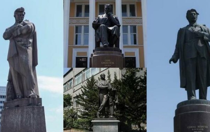 Bakıda bu dahilərin heykəlləri var -