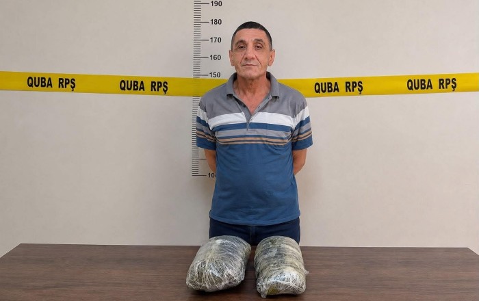 Qubada 7 kiloqram marixuana aşkarlandı - VİDEO