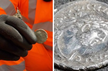 Dəmir yolu tikintisi zamanı 1740 illik Roma sikkəsi tapıldı