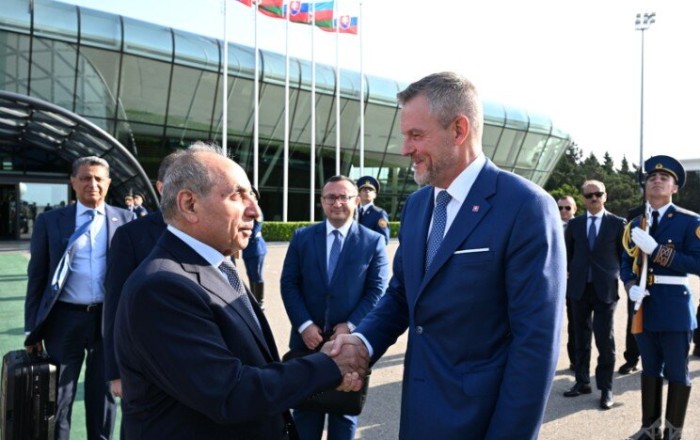 Slovakiya Prezidentinin Azərbaycana səfəri başa çatdı