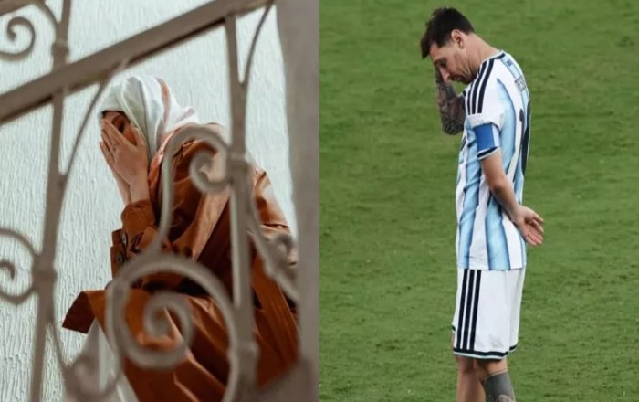 Kişi vədinə əməl etdi: Argentina uduzdu, arvadını boşadı
