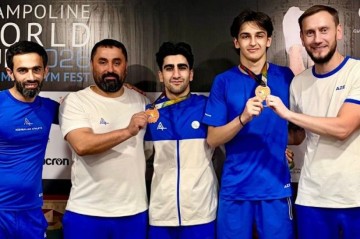 Azerbaijani gymnasts deliver remarkable performances at Trampoline World Cup in Portugal
