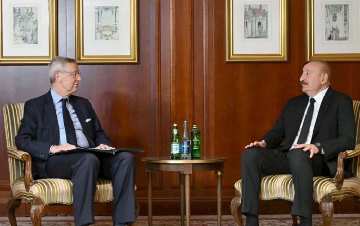 İlham Əliyev Mixael Harms ilə görüşdü — FOTO
