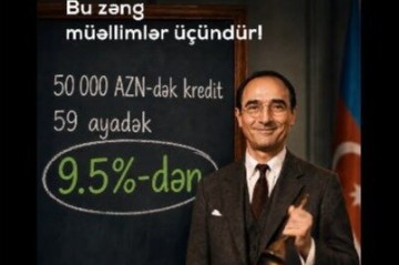 “Cəbiş müəllim”in qızı banka etiraz etdi - Bu reklama görə