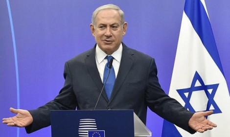 Netanyahu show support for Argentina in World Cup - Video