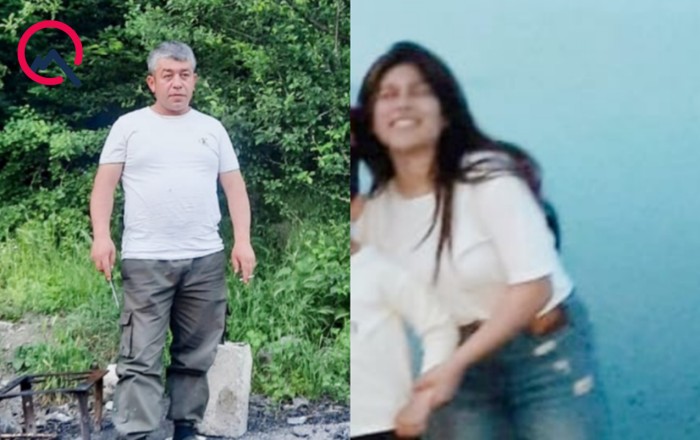 Qazaxda göldə boğularaq ölən ata və qızın -