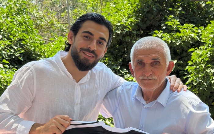 Elvin Akif baba ilə görüşdü -