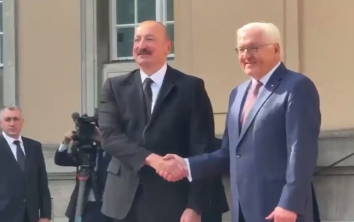 Almaniya Prezidenti İlham Əliyevi belə qarşıladı –