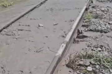 Sel dəmiryol infrastrukturuna ziyan vurdu -