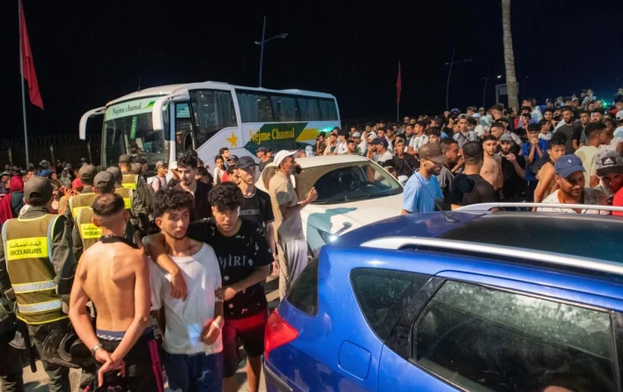 İspaniyada miqrantlarla polis arasında kütləvi toqquşmalar baş verib