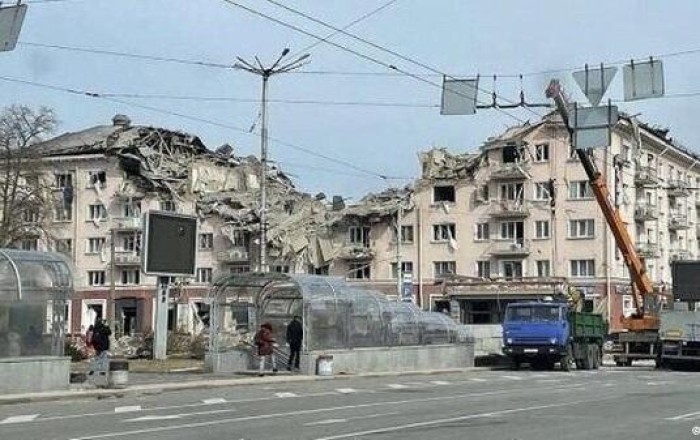 Drone strike on supermarket kills two in Chernihiv