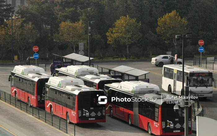 Bakıda bir marşrut avtobusunun hərəkət sxemi dəyişir
