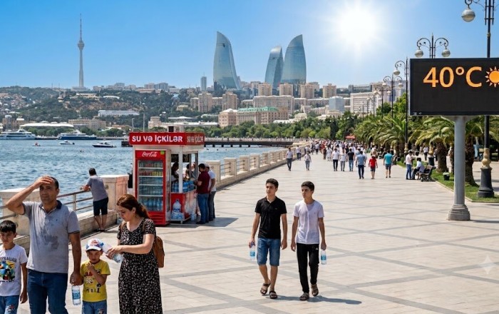 Sabah 40 dərəcə isti olacaq - HAVA PROQNOZU