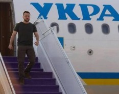 Zelensky lands in Ankara for NATO Summit