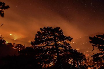 Türkiyədə yanğının mərkəzində temperatur 441°C-yə çatdı -