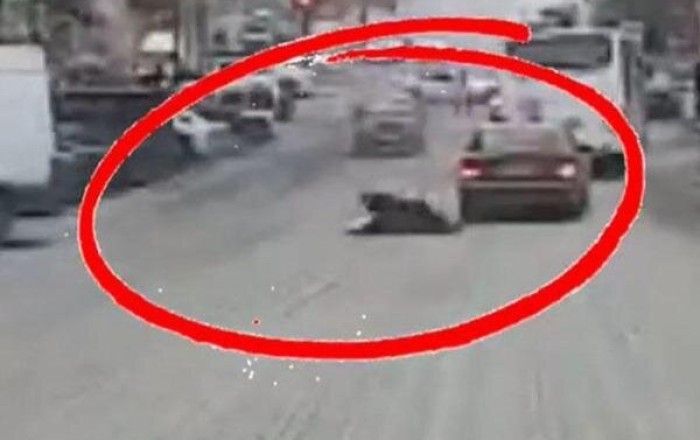 Gəncədə qadın boşanmaq istəyən ərini avtomobillə vurdu