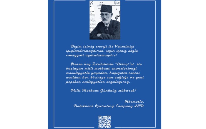 Balaxanı neftçiləri milli mətbuatın 151 illiyi münasibətilə media nümayəndələrini təbrik etdi