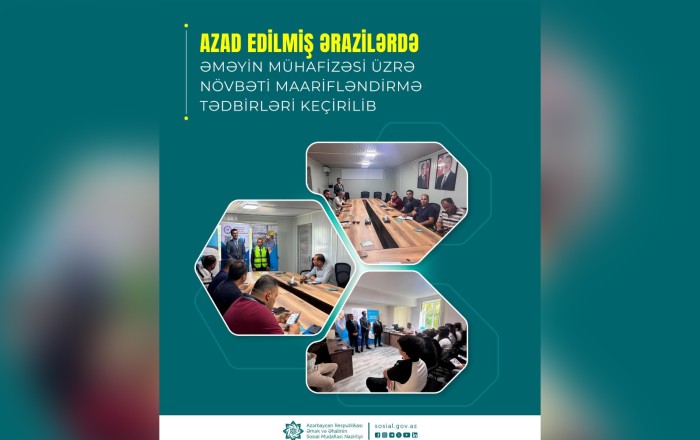 Azad edilmiş ərazilərdə növbəti maarifləndirmə tədbirləri keçirilib