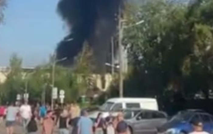 Rusiyanın zenit raket istehsalı zavodu belə vuruldu –