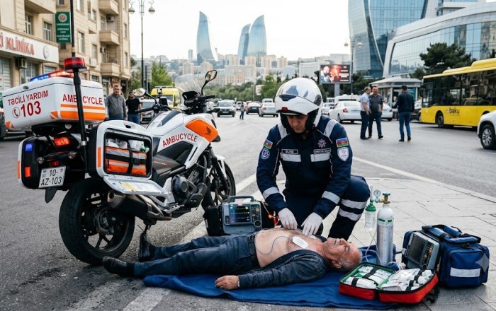 Təcili yardıma həkim yox, "motosikletçi" gəlir: Bakı bu sistemə hazırdır?