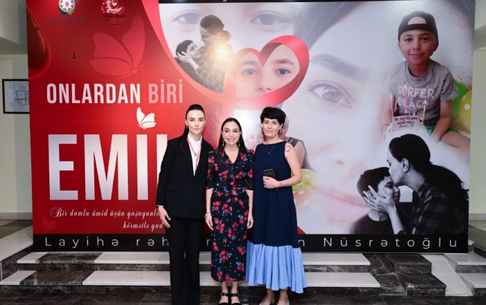 Leyla Əliyeva “Onlardan biri: Emil” adlı anım tədbirində -
