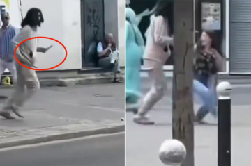 “Allah əmr etdi” deyib üç qadını bıçaqladı - Video