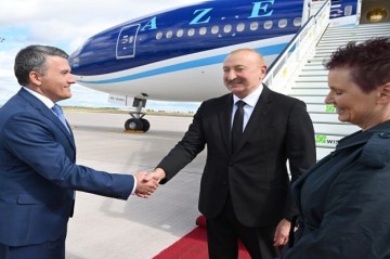 Ильхам Алиев прибыл в Германию