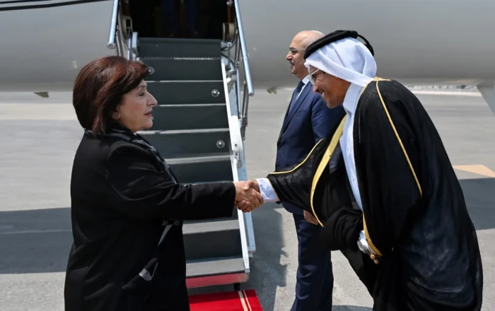 Azərbaycan nümayəndə heyəti Qətərin sabiq əmirinin vəfatı ilə bağlı Dohaya səfər edib